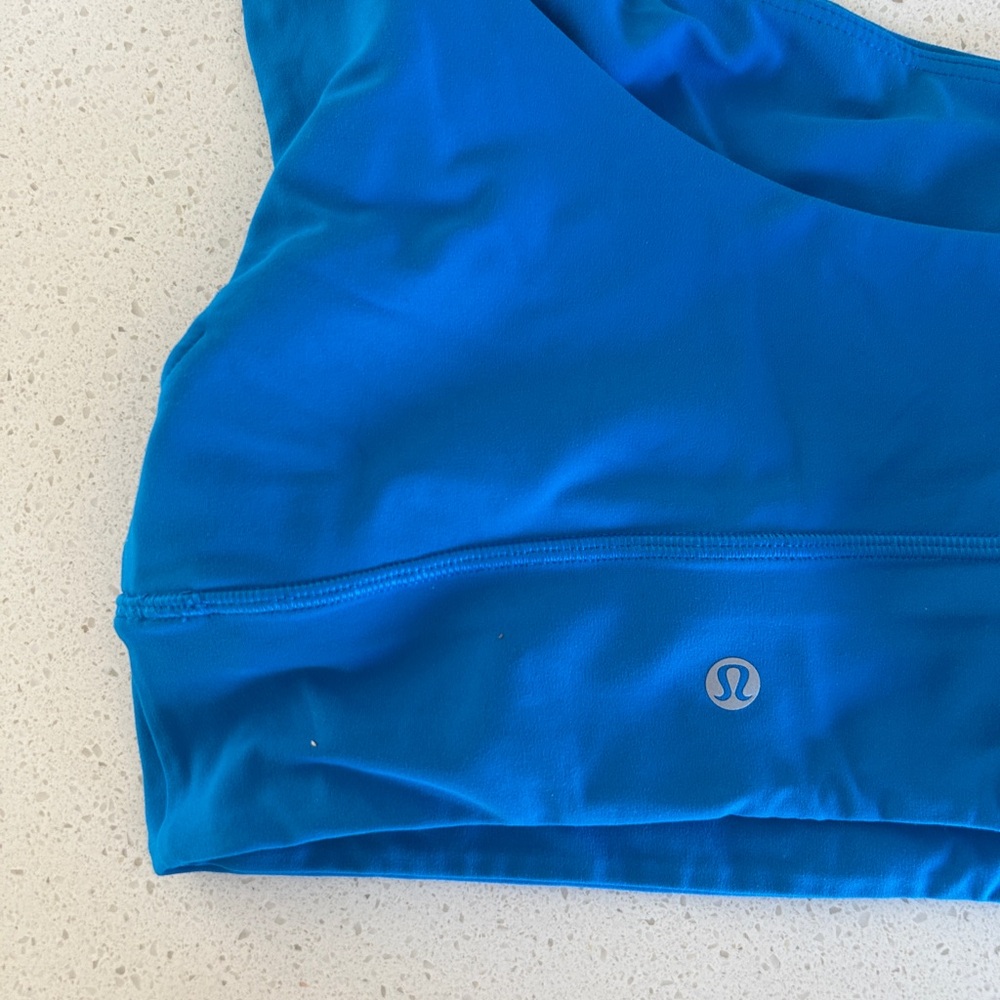 Lululemon Align One Shoulder Bra Poolside Blue - Picture 3 of 4